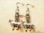 Krafttier Ohrringe "Wolf" – Bild 2