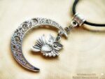 Mond Amulett "Krafttier Eule"