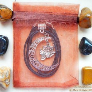 Mond Amulett "Krafttier Eule" – Bild 4