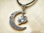 Mond Amulett "Krafttier Eule" – Bild 3