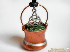 Hexenkessel Amulett "Heilung & Gesundheit"