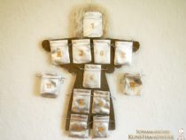 Engel Adventskalender in Silber (Abb. ähnlich)