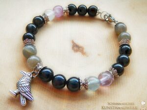 Krafttier Armband "Krähe"