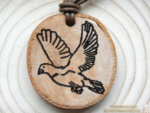 Krafttier Amulett "Taube"