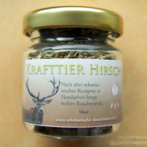 Krafttier Räucherwerk "Hirsch"