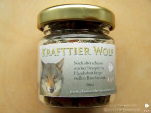 Krafttier Räucherwerk "Wolf"