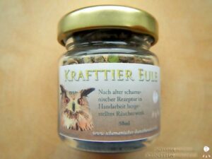 Krafttier Räucherwerk "Eule"