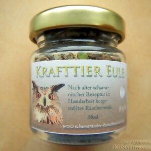 Krafttier Räucherwerk "Eule"