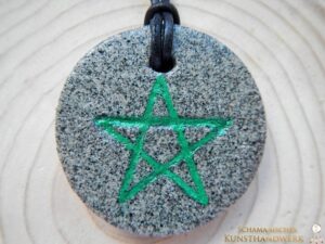 Granit Amulett "Pentagramm"
