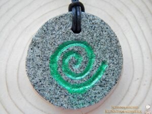 Granit Amulett "Spirale des Lebens"