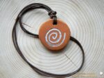 Ton Amulett "Spirale des Lebens" – Bild 2