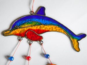 Sonnenfänger "Krafttier Delfin"