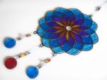 Sonnenfänger "Mandala Blume (Blau)" – Bild 2