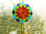 Sonnenfänger "Mandala Blume (Bunt)" – Bild 4
