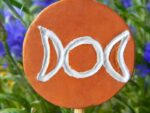 Spiritueller Gartenstecker "Dreifacher Mond" – Bild 4
