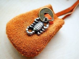 Sternzeichen Glücksbeutelchen "Skorpion"