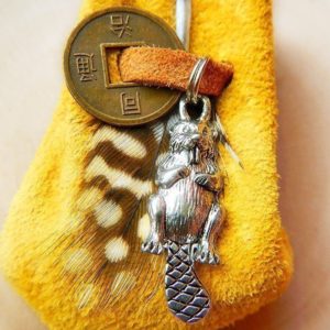Indianisches Sternzeichen Glücksbeutelchen "Biber" – Bild 3