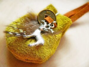 Indianisches Sternzeichen Glücksbeutelchen "Hirsch"