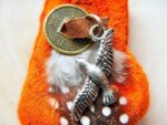 Indianisches Sternzeichen Glücksbeutelchen "Roter Habicht/Falke" – Bild 3