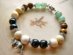 Krafttier Armband "Leopard"
