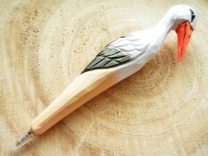 Krafttier Kugelschreiber "Storch"