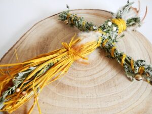 Pflanzengeist Puppe "Gänsefingerkraut"