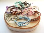 Traumfänger Armband "Blau" – Bild 4