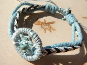 Traumfänger Armband "Blau"