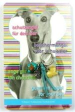 Schutzengel Anhänger für Hunde "Türkis"