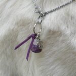 Schutzengel Anhänger für Hunde "Amethyst" – Bild 2