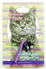 Schutzengel Anhänger für Katzen "Amethyst"