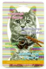 Schutzengel Anhänger für Katzen "Tigerauge"