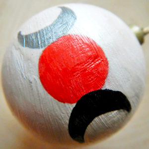 Weihnachtskugel "Dreifacher Mond" – Bild 3