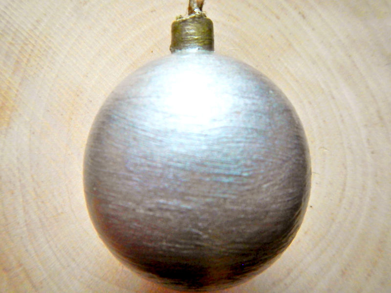 Weihnachtskugel "Klassisch" - Silber (Abb. ähnlich)