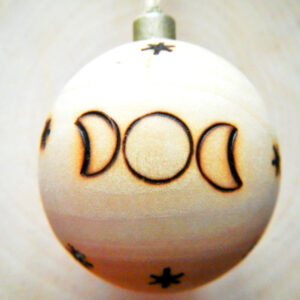 Weihnachtskugel "Schneemond" (Abb. ähnlich)
