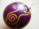 Weihnachtskugel "Spiralgöttin" von oben (Abb. ähnlich)