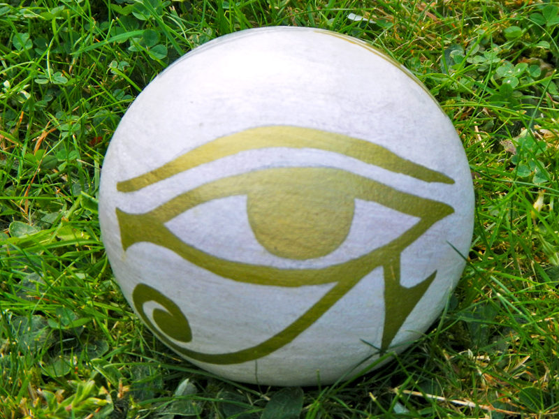 Gartenkugel "Auge des Horus" (Abb. ähnlich)