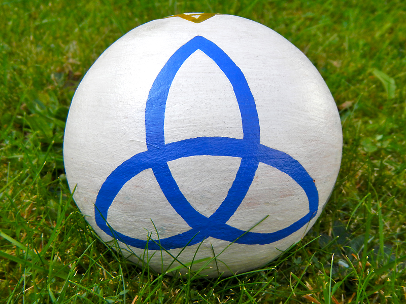 Spirituelle Gartenkugel 