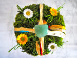 Beltane Baum "Wicca" - Kranz von oben (Abb. ähnlich)