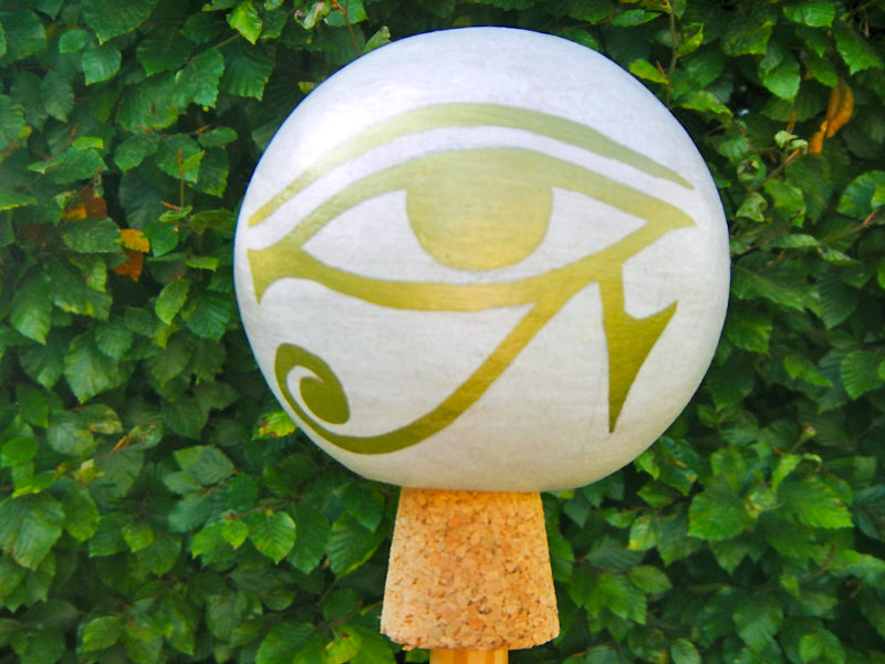 Gartenkugel "Auge des Horus" (Abb. ähnlich)