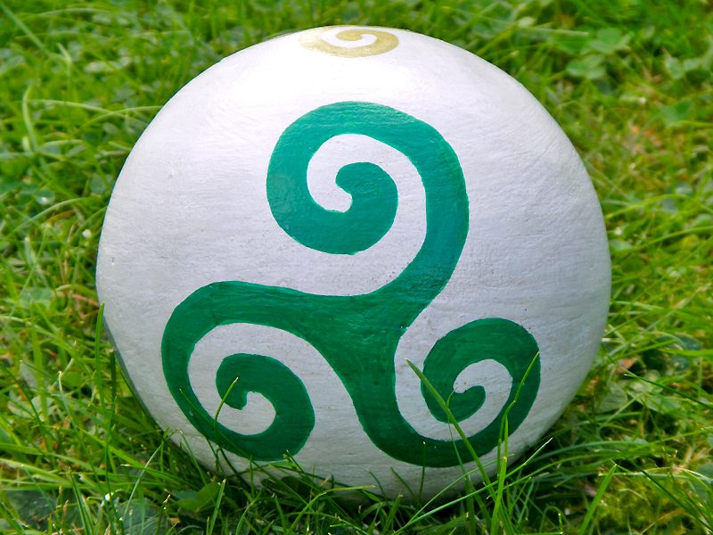 Spirituelle Gartenkugel 