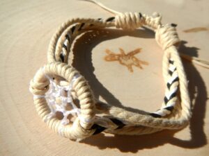 Traumfänger Armband "Beige"
